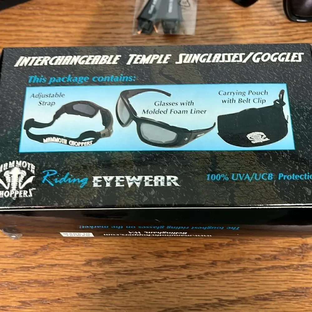 Mammoth Choppers Interchangeable Riding Sunglasses Goggles